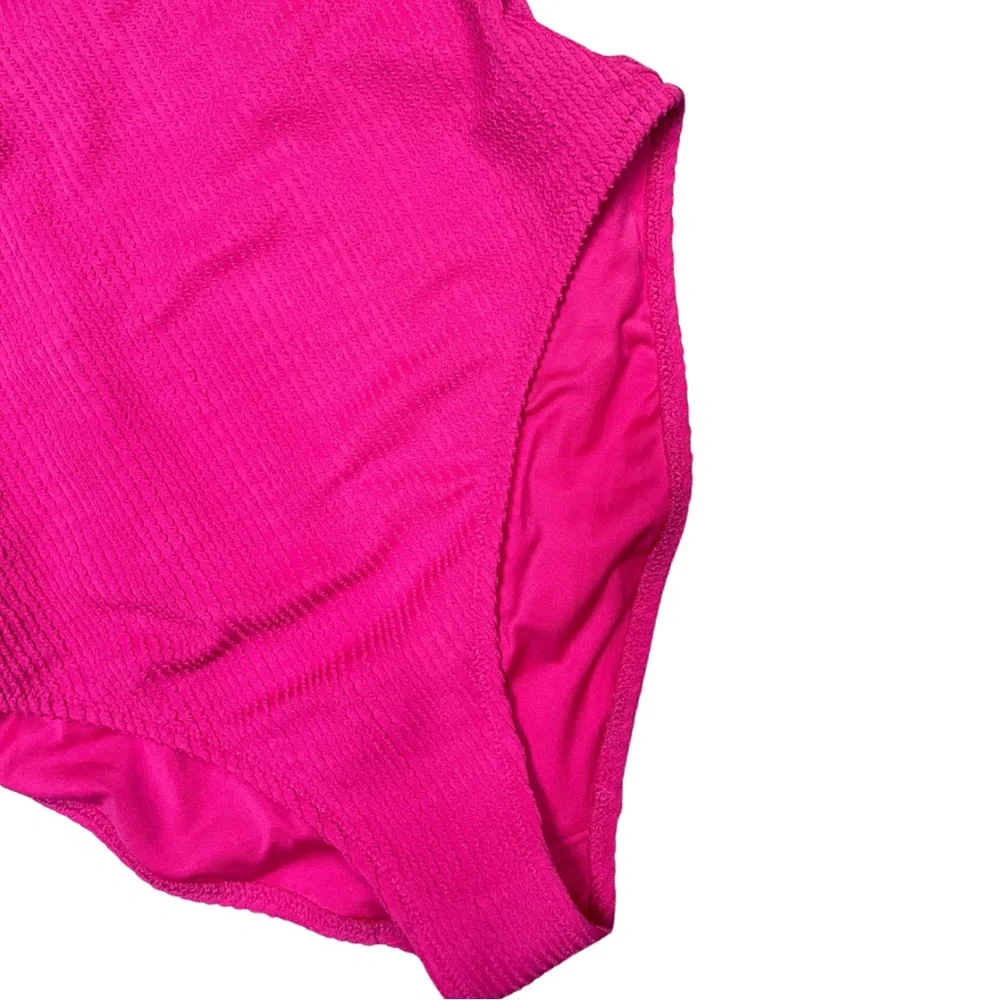 Old Navy One Shoulder Textured Bathing Suit sz XLG